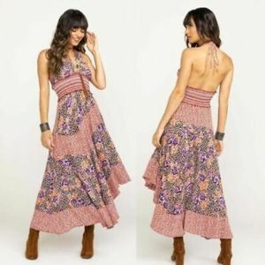 NWT medium Free People Gabriela Halter Dress